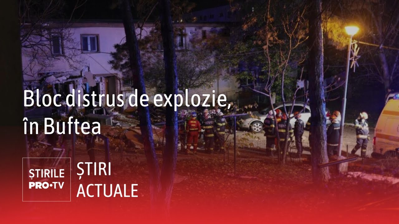 Cum s-a produs explozia de la blocul din Buftea, rămas fără peretele exterior