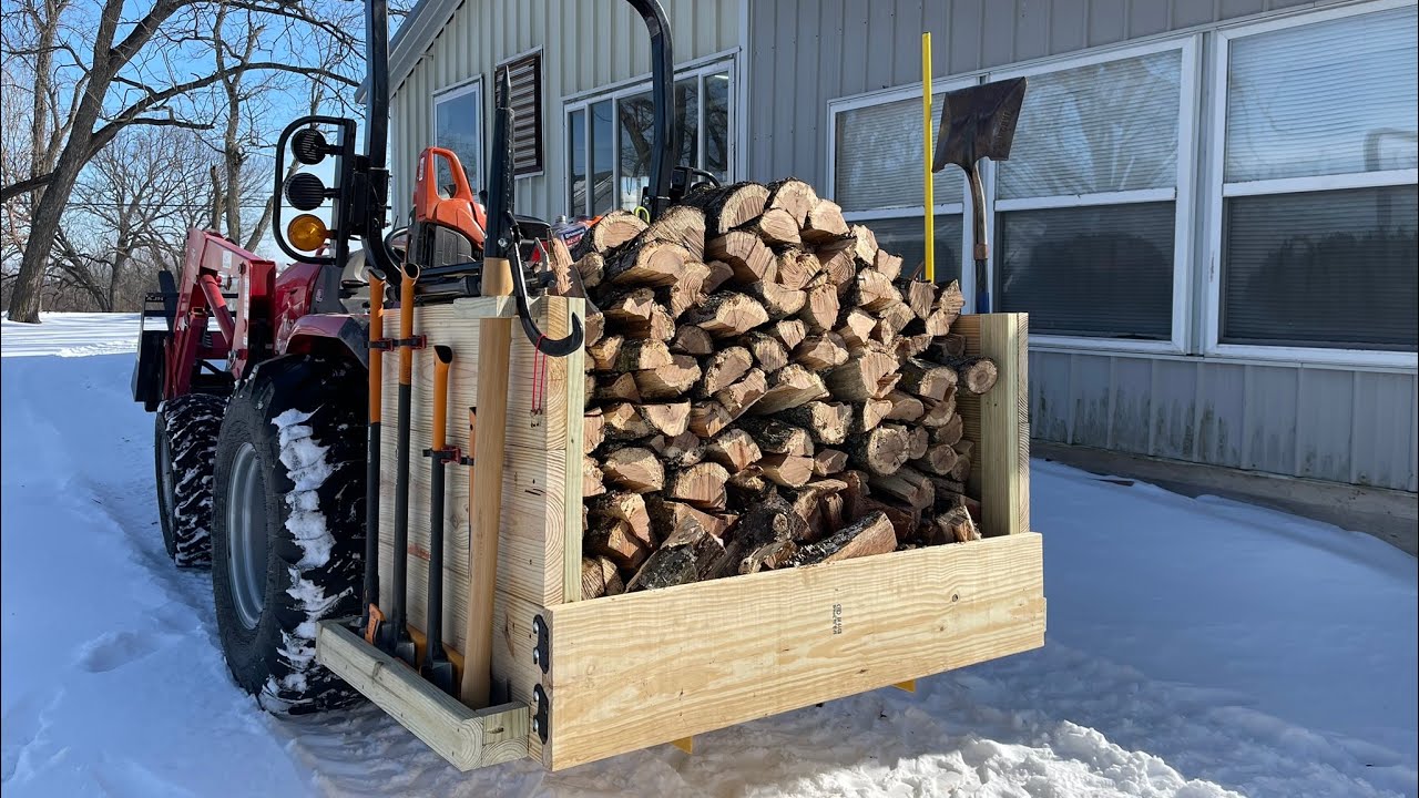 Firewood Carry All first impressions and splitting some wood!! 