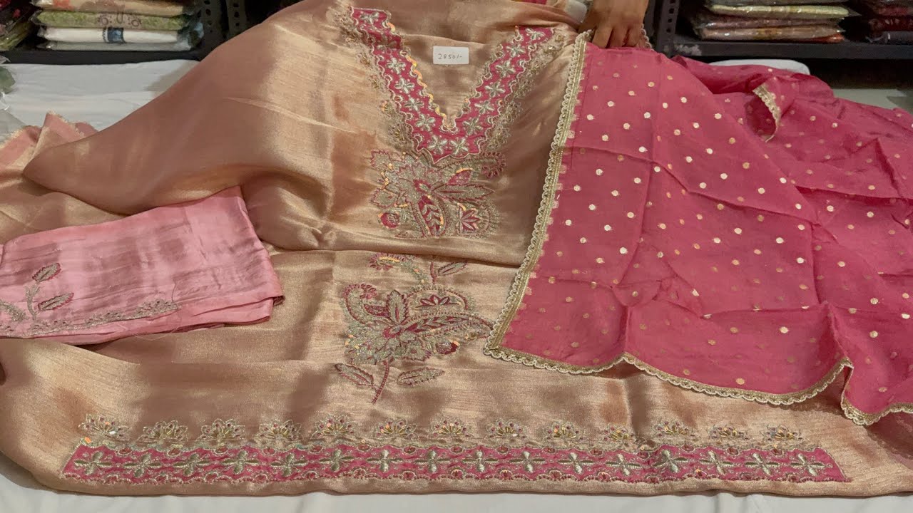 फ्री 🎁फैंसी पार्टी वियर सूटो पर 1 ग्राम गोल्ड ज्वैलरी गिफ्ट🥳@himanshuclothhouse #sale #new #trending