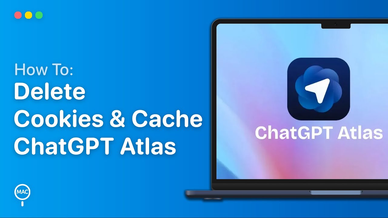 Как удалить файлы cookie и кэш в ChatGPT Atlas | Простое руководство
