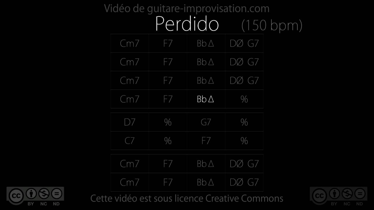 Perdido : Backing Track