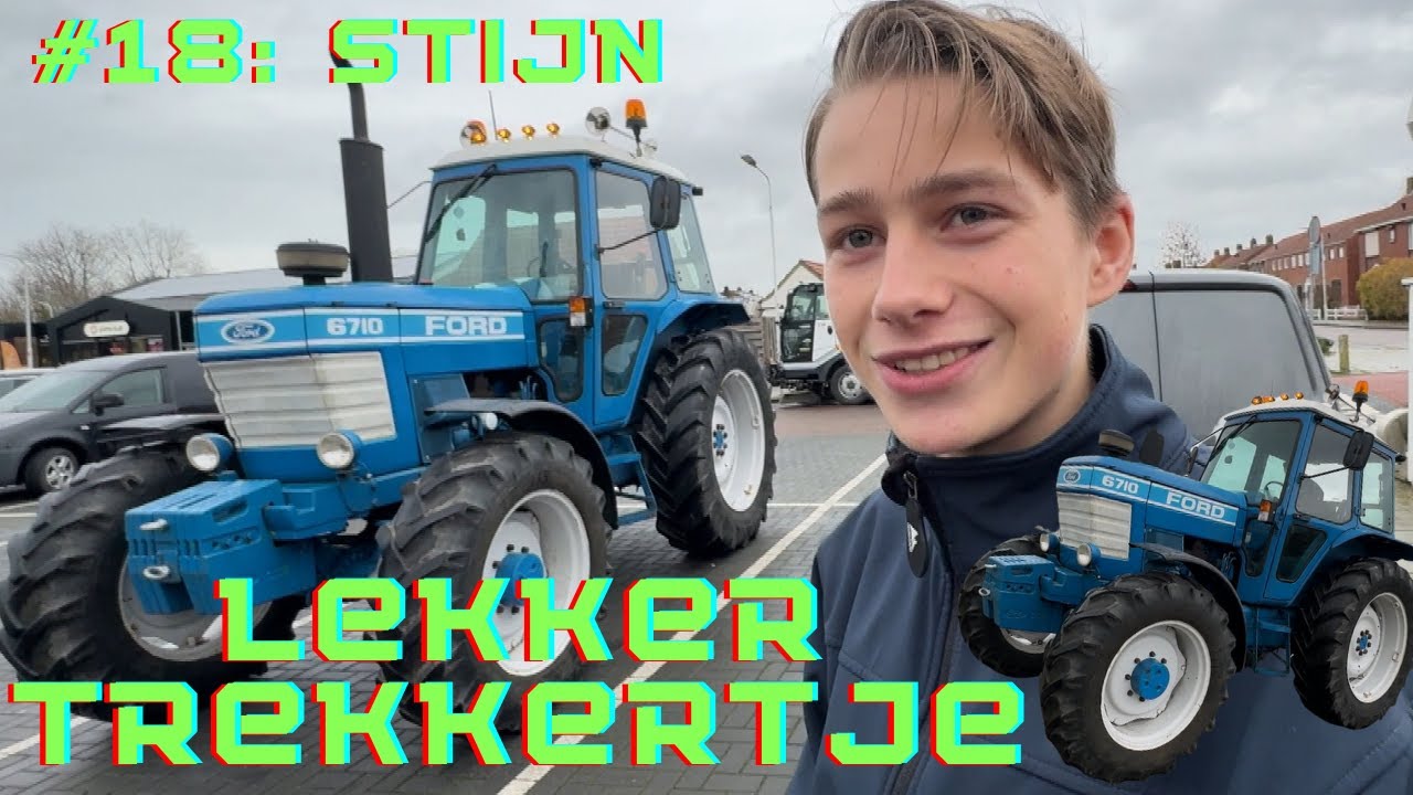 STIJN gebruikt z'n FORD 6710 als BROMMER #LEKKERTREKKERTJE