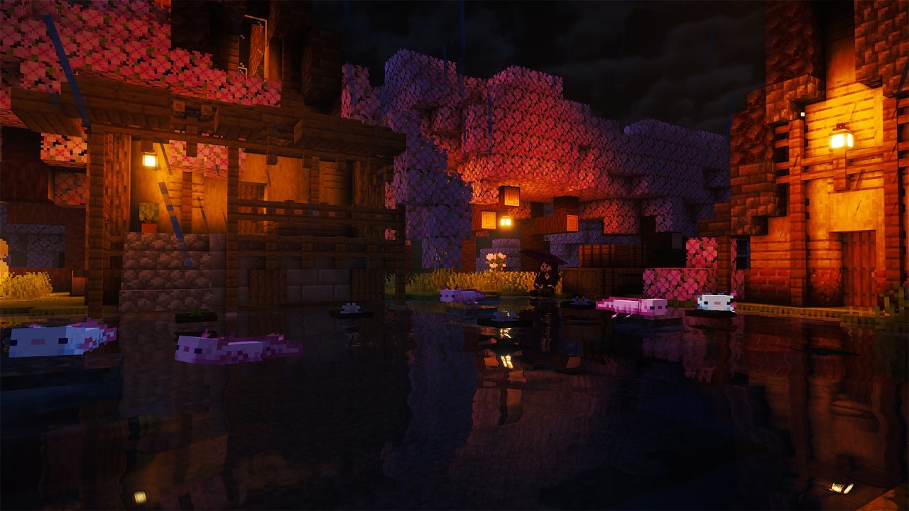 forget about it and relax...… (minecraft music w/ soft rain)