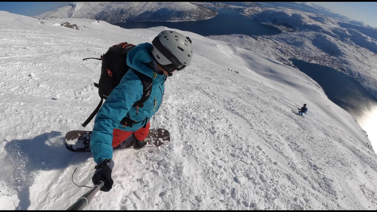 Splitboard à Tromsø