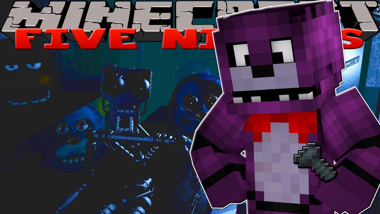 Minecraft School - FIVE NIGHTS AT FREDDY'S - MISSING SECURITY GUARD w/Little Lizard & Tiny Turtle