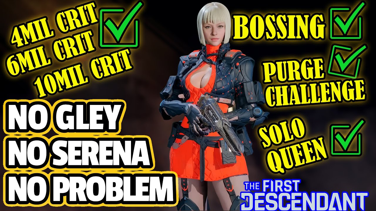 FIRST DESCENDANT: VIESSA Is Cooking- Solo Bossing, Purge Challenge, She Can Hit 10 MILLION Crit EASY