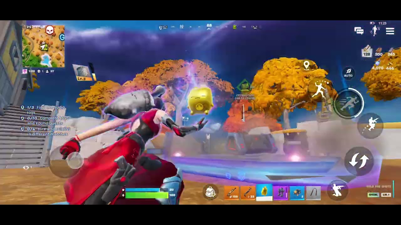 My game was lagging, also playing on my atucal account #Fortnite 