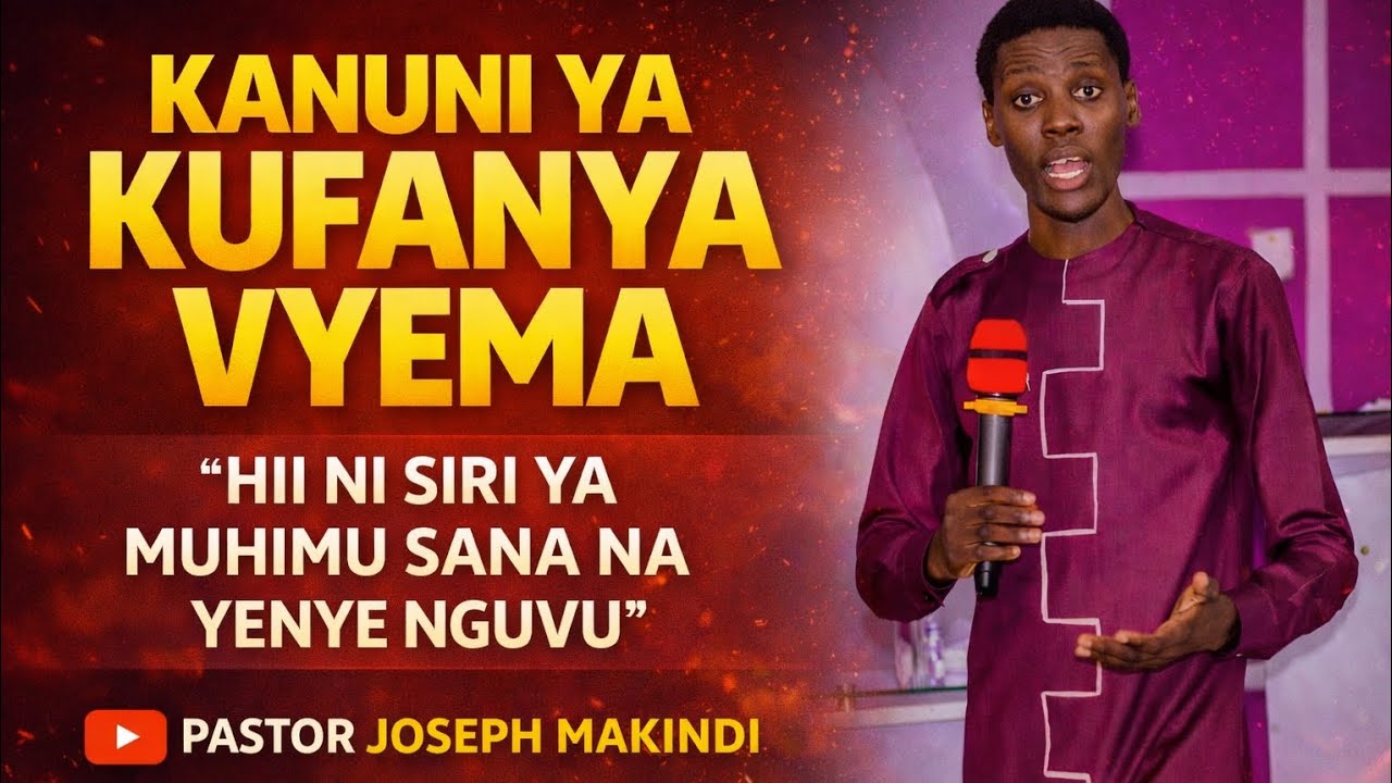 KANUNI YA KUFANYA VYEMA || PASTOR JOSEPH MAKINDI #OmbaPamojaNami #Jodama_tv #Roho_Mtakatifu #hekima 