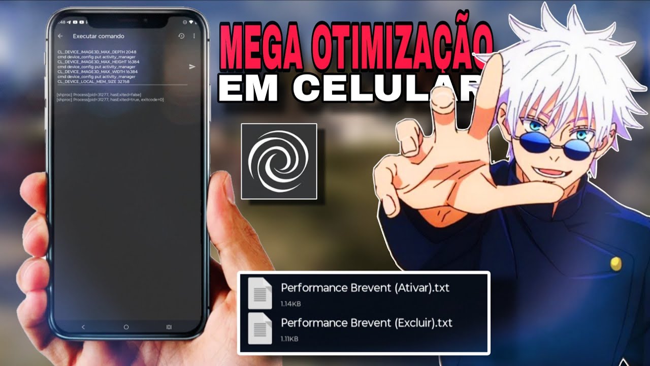 SUPER MEGA OTIMIZAÇAO EM JOGOS 📲 ALTO DESEPENHO EM CELULAR ZERO LAG ATRAVES DO BREVENT EM 2026 ✔