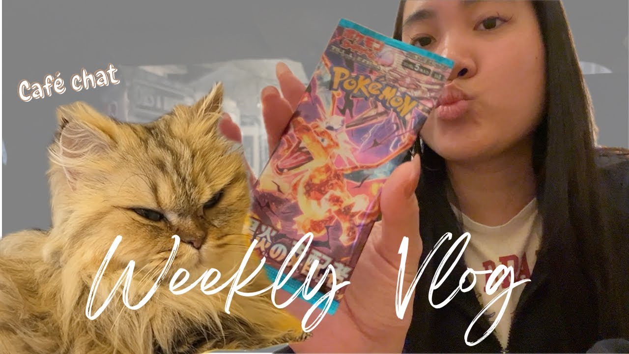 Weekly Vlog | Sortie sur Paris, Café chat et Pokémon (toujours)