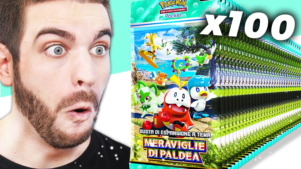 Ho Aperto 100 Bustine su TCG Pocket | Meraviglie di Paldea