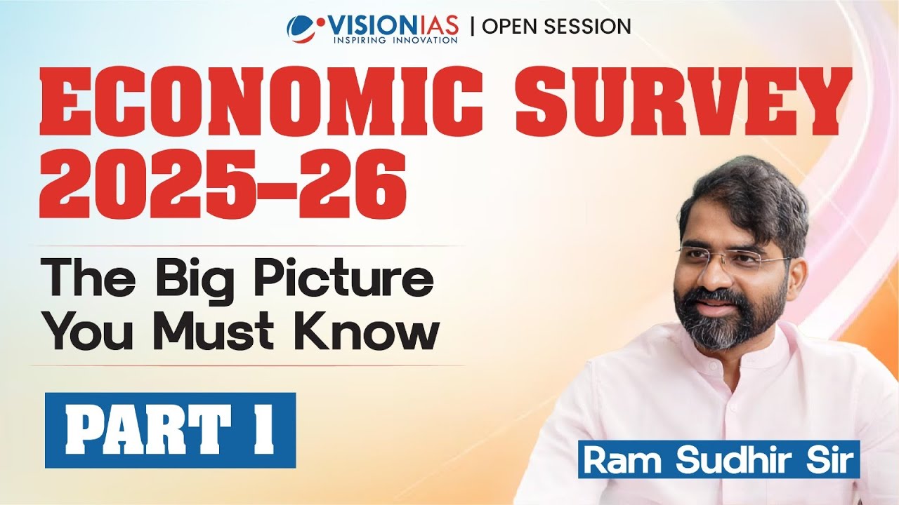 Economic Survey 2025-26 (Part 1) | Growth Forecast, Fiscal Deficit, Inflation, Forex Reserves