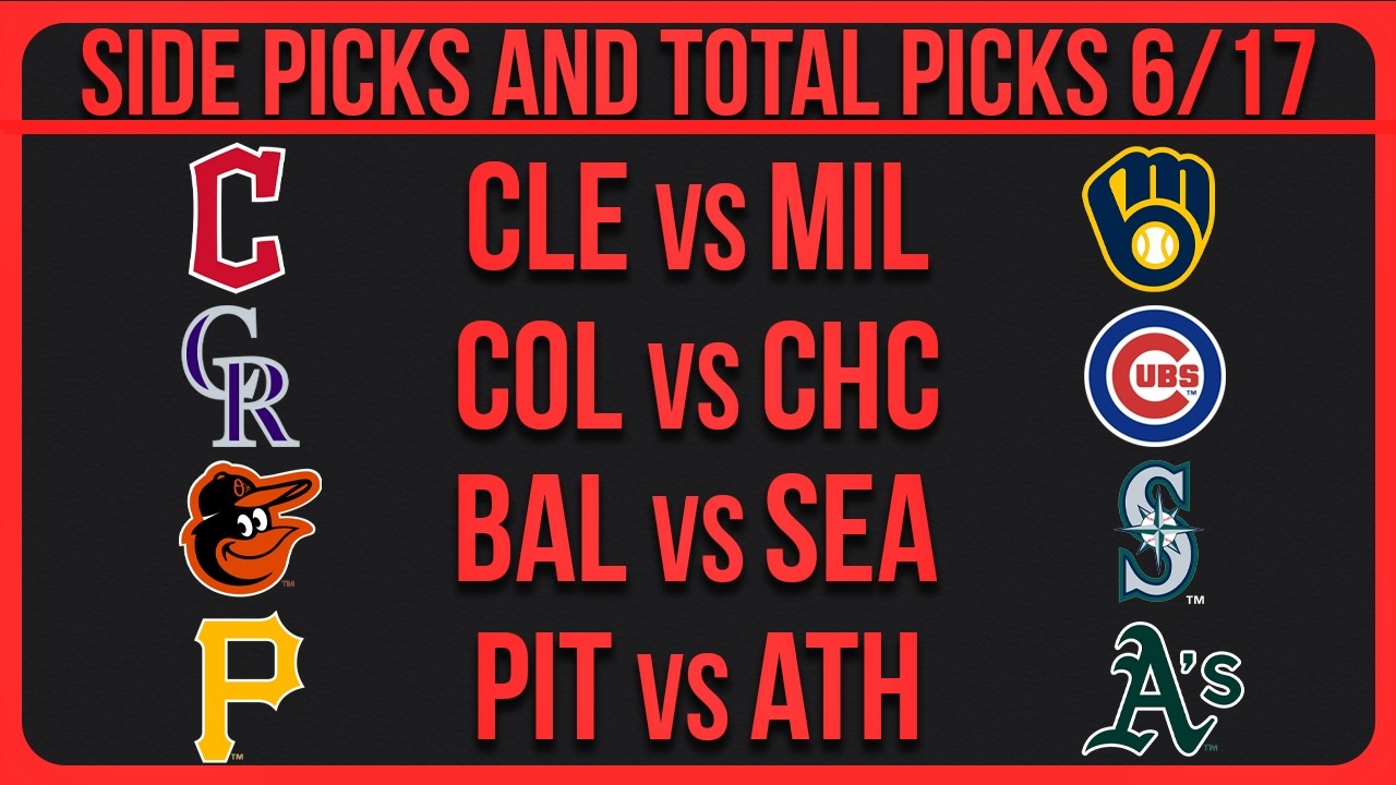 MLB Picks Today | Best Bets & Predictions Wednesday 6/17/26