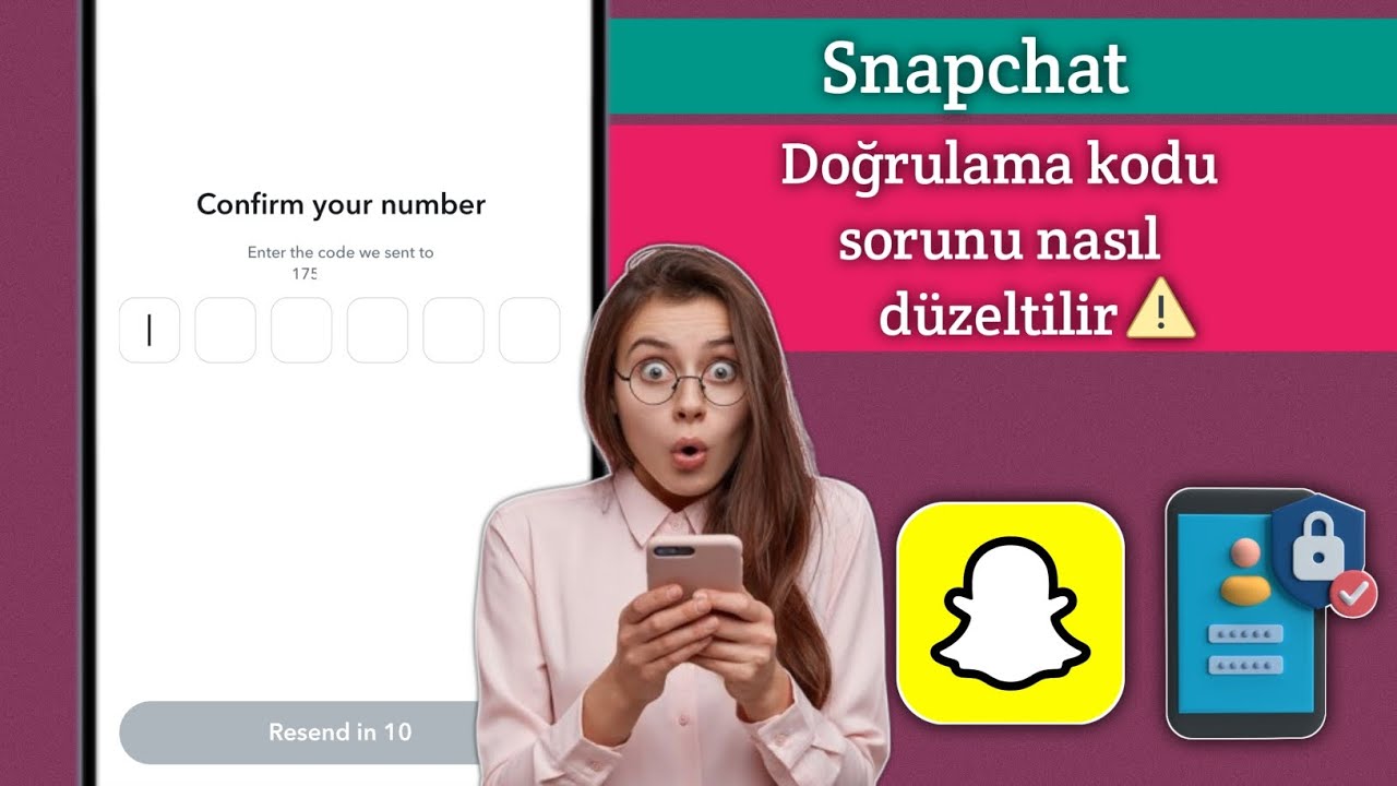 Snapchat Doğrulama/Onaylama Kodu Sorunu Nasıl Düzeltilir Snapchat Kod Sorunu (2025)