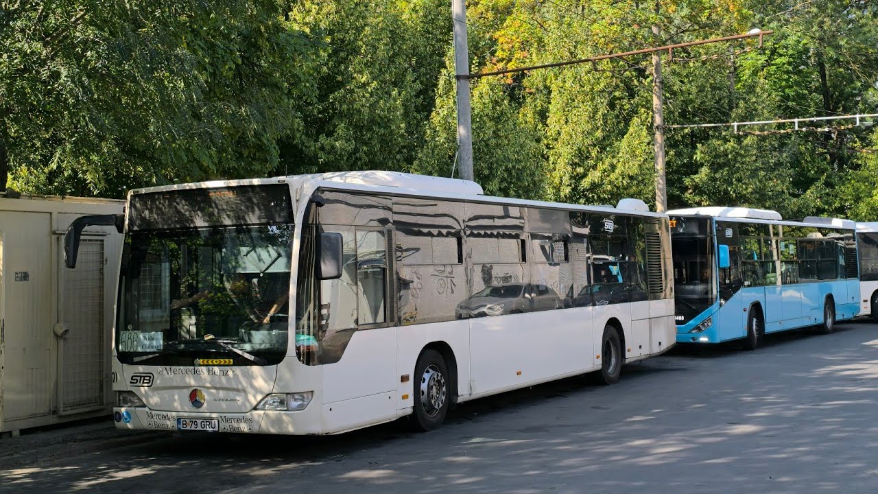 Călătorie cu Autobuzul Mercedes Benz Citaro Euro 4 #6200 pe Linia 686 între Clăbucet și Dridu