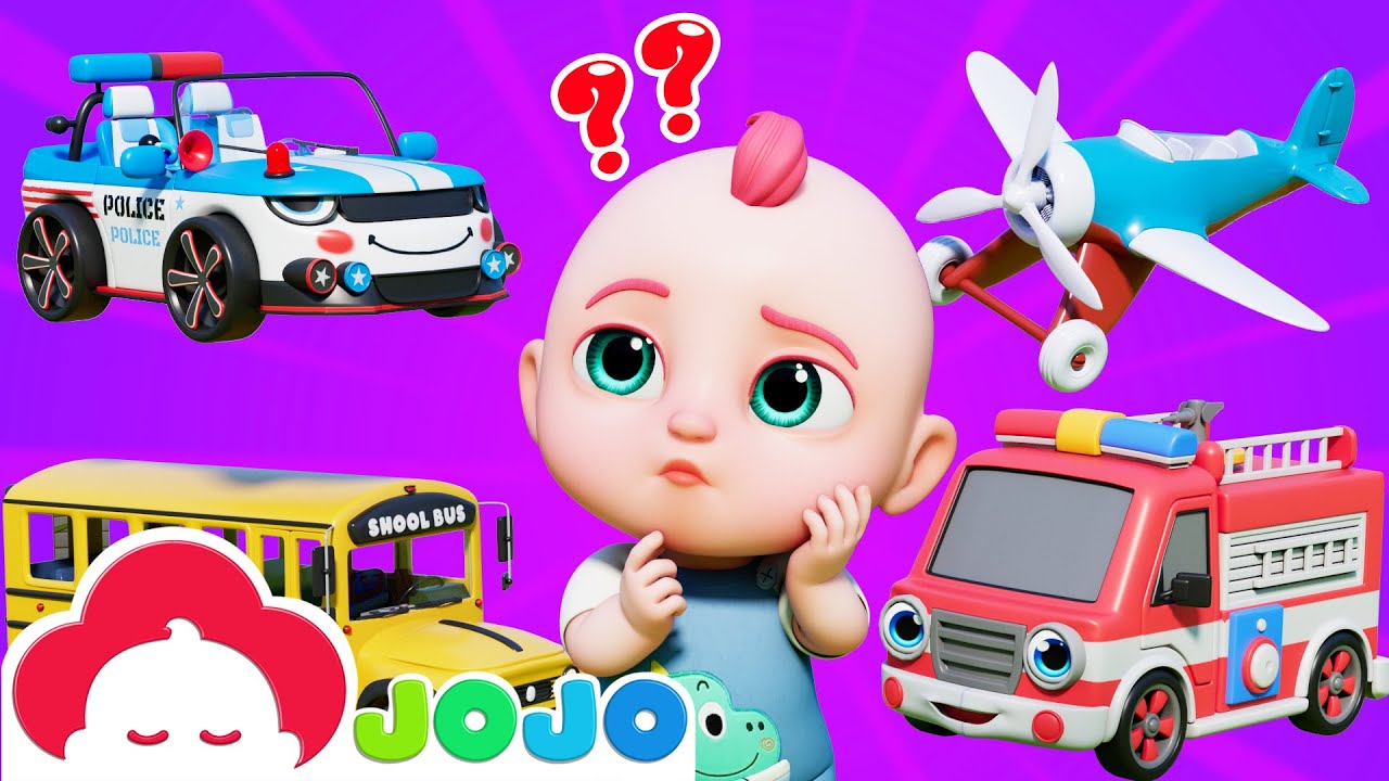 Vehicles Song | Let&rsquo;s Spin the Magic Wheel | Baby JoJo Nursery Rhymes & Kids Songs