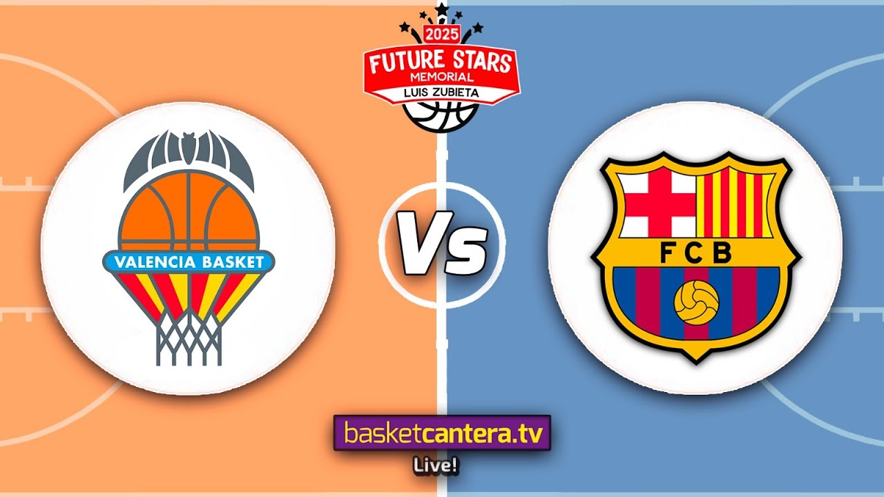 U14M.  VALENCIA BASKET vs FC BARCELONA.- Torneo Future Stars Zuera 2025 #BasektCantera.TV