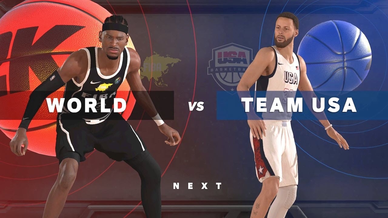 NBA 2K26 (PS5) - Team USA vs Team World
