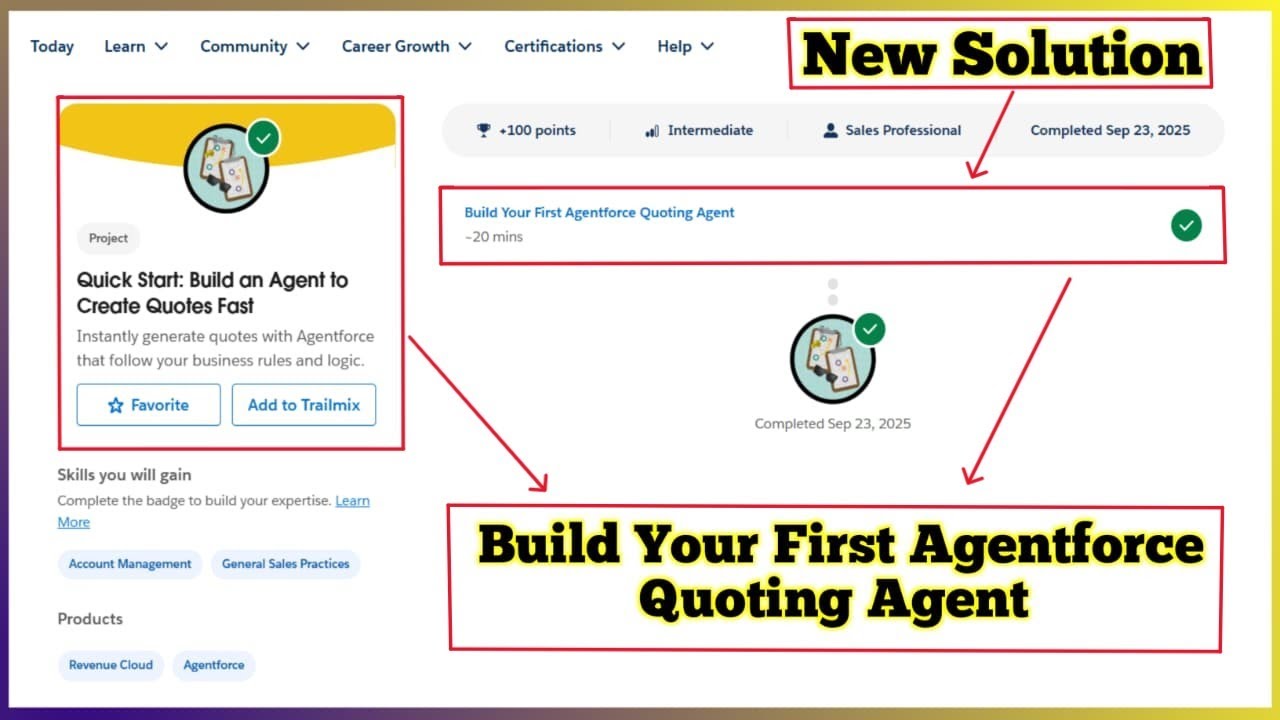 Build Your First Agentforce Quoting Agent | Quick Start: Build an Agent to Create Quotes Fast