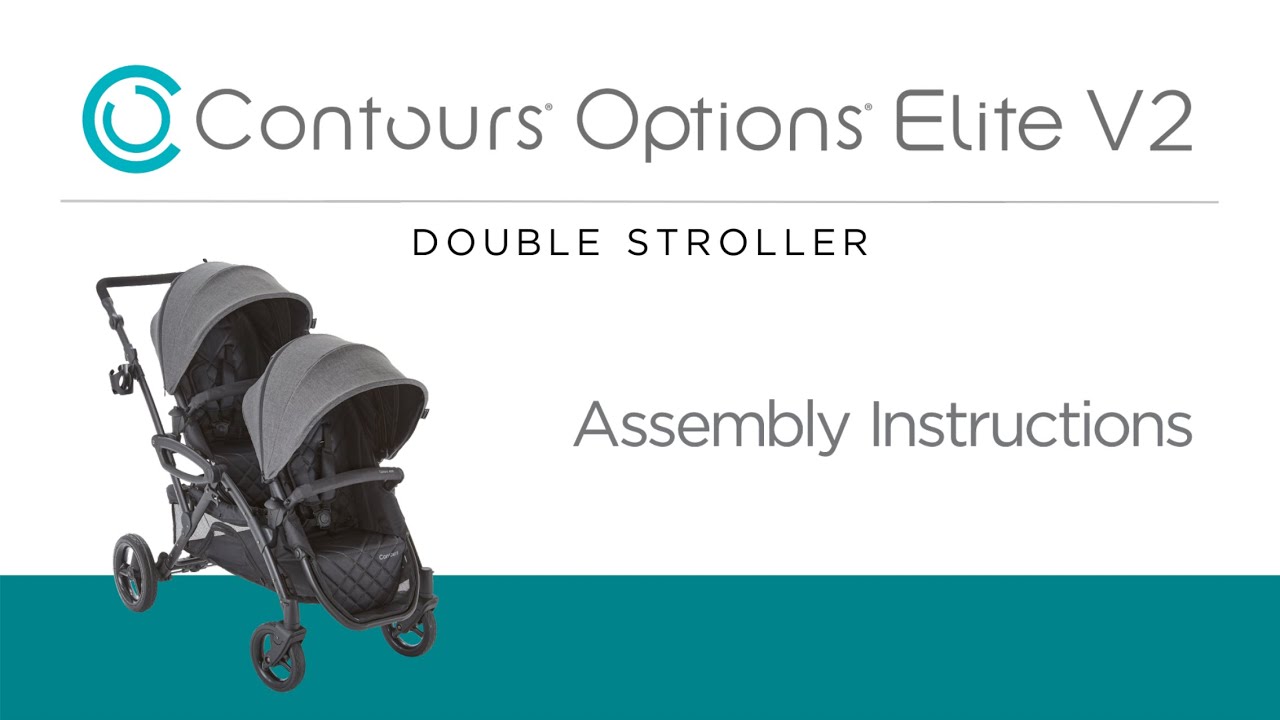 How to Assemble  Contours Options® Elite V2 Double Stroller | Model ZT025