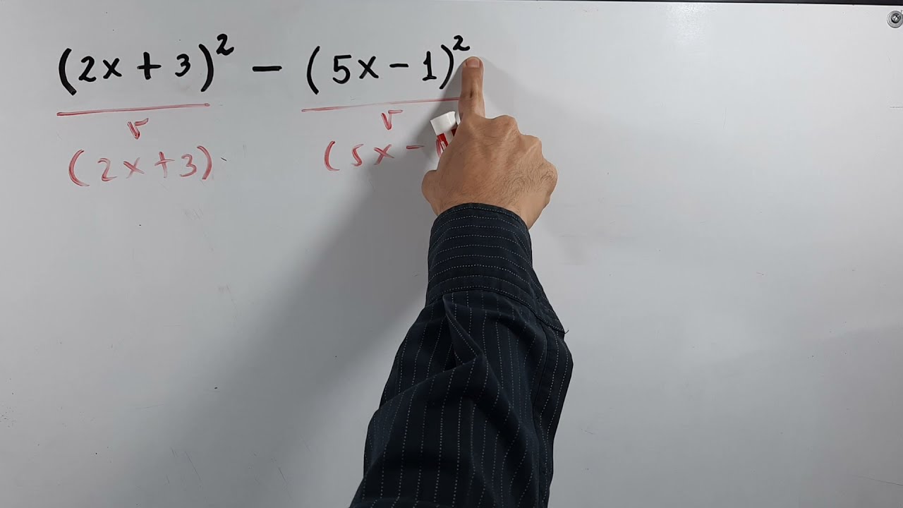 Caso 4 de factorización: Diferencia de cuadrados perfectos. Ejemplo 6.