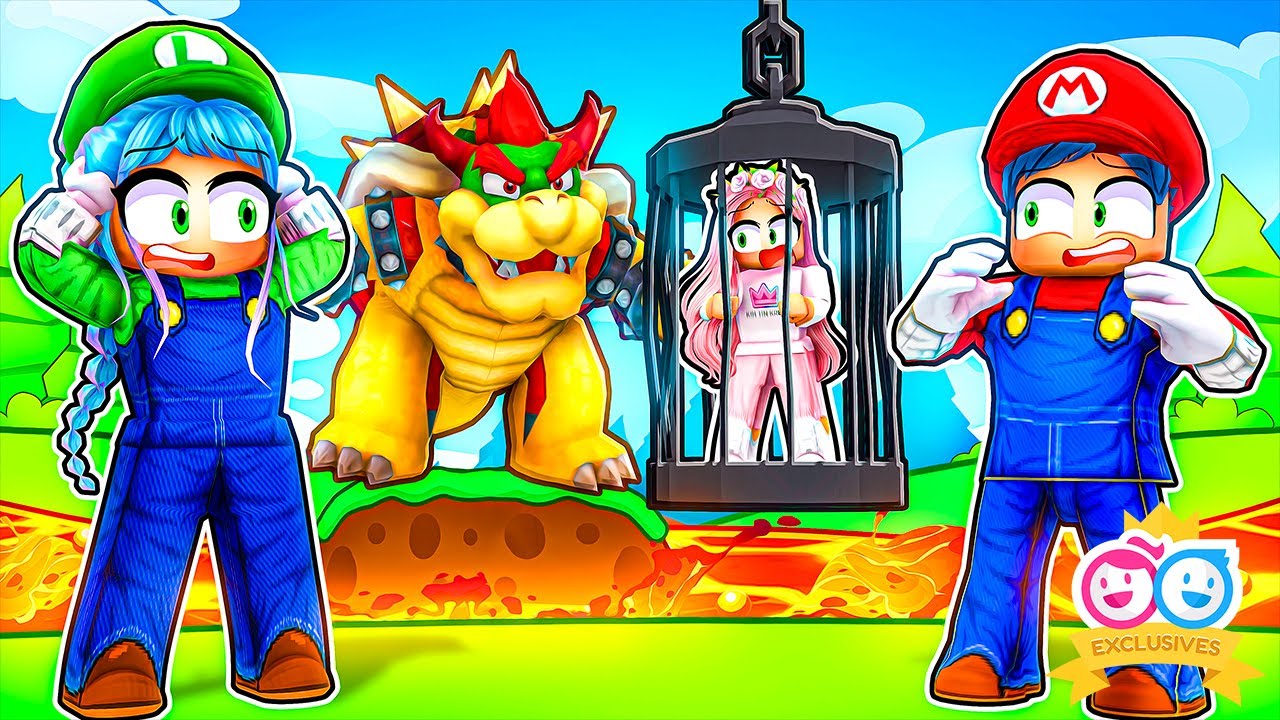 We Turned Into The Super Mario Bros To Defeat Bowser And Save Mick! (Roblox)
