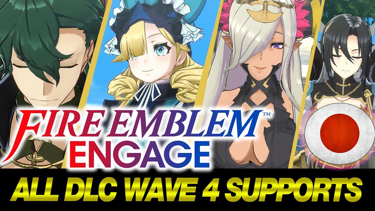 All New JAPANESE Supports(+Localization Reaction) w/Four Winds+Twin Dragons | Fire Emblem Engage