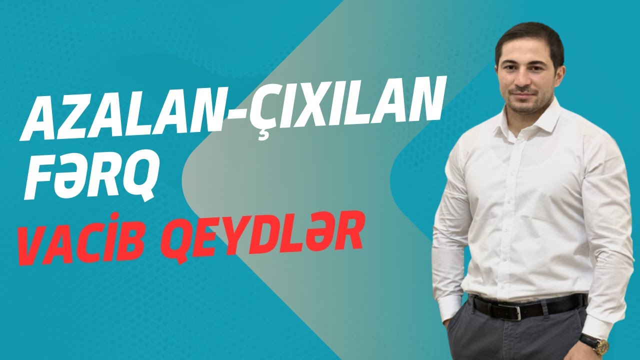 Azalan-çıxılan-fərq / İbtidai  riyaziyyat /Miq  və  Sertifikasiya