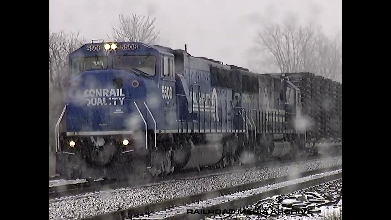 Marion Ohio Trains and Welding the Diamond in the Snow (Circa 1994)
