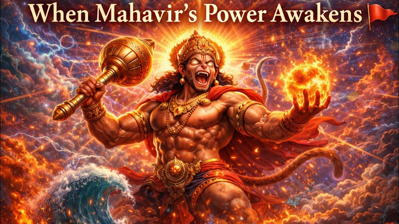 महावीर की शक्ति 🚩 | हनुमान मंत्र भजन | AI Devotional