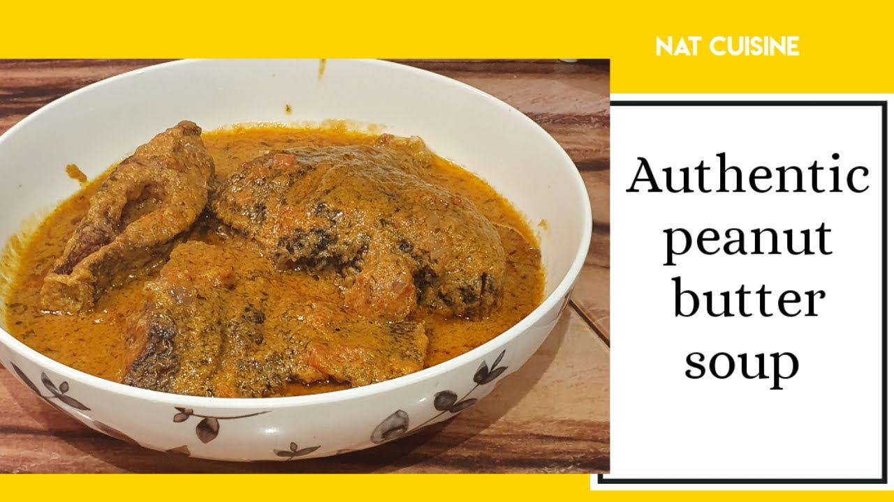 How to cook Authentic Peanut butter soup with Fried fish  #peanutsoup #Tilapiafish #simplecooking