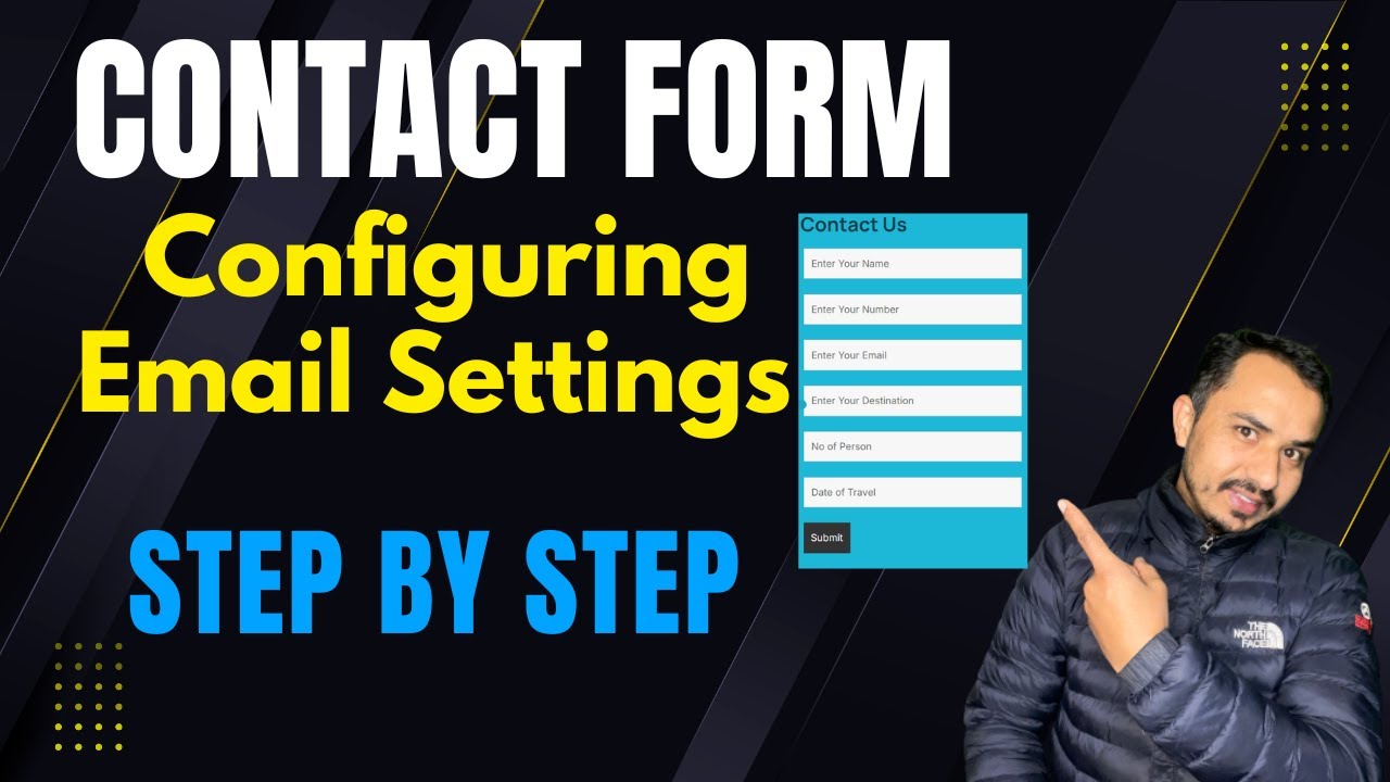 How to Configuring Email Settings in Contact Form || Wordpress Ninja Form Email Setup - Step by Step