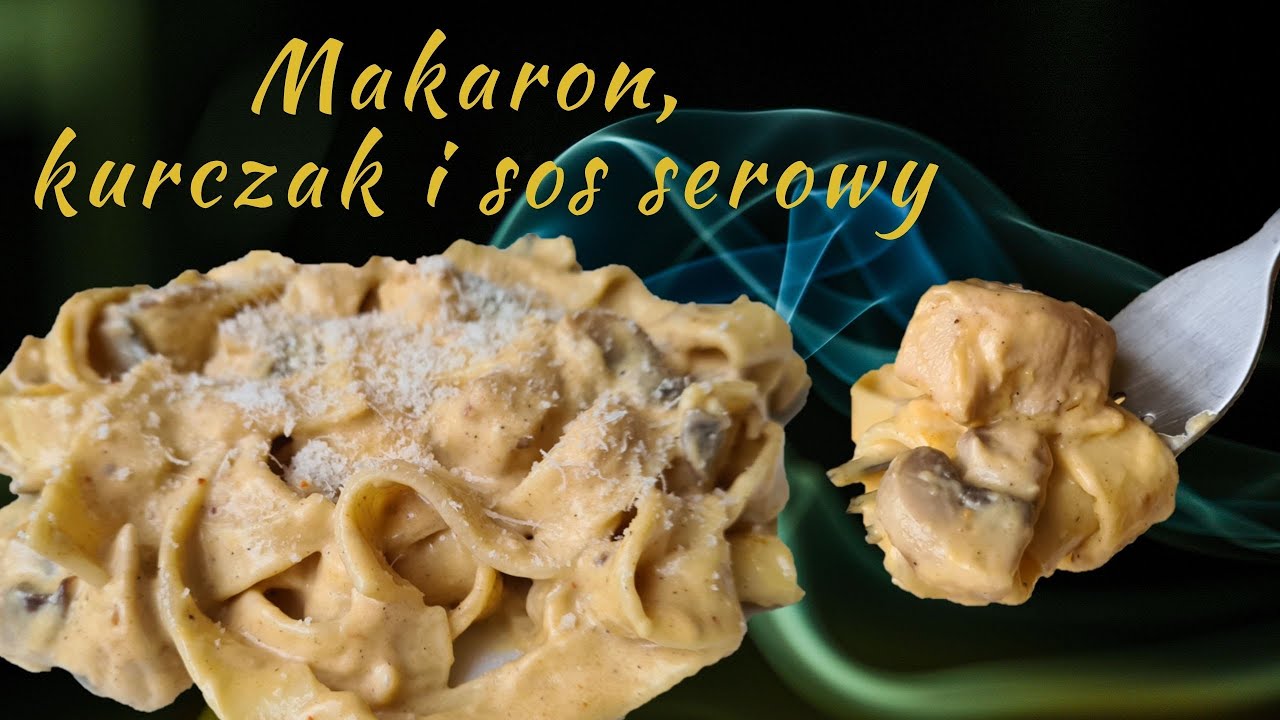 TAGLIATELLE z Kurczakiem i sosem Serowym!!!