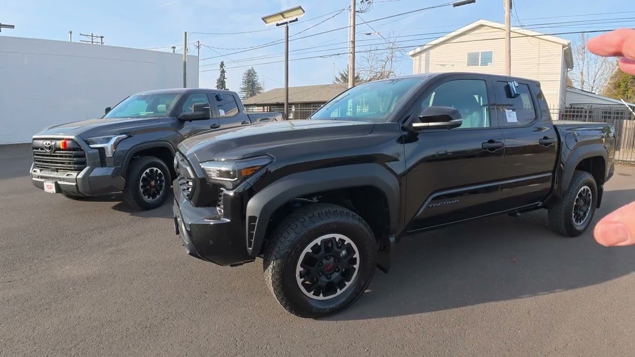 This is part 2 of the 2026 Tundra Crewmax TRD Rally package vs 2026 Tacoma TRD Off-Road premium