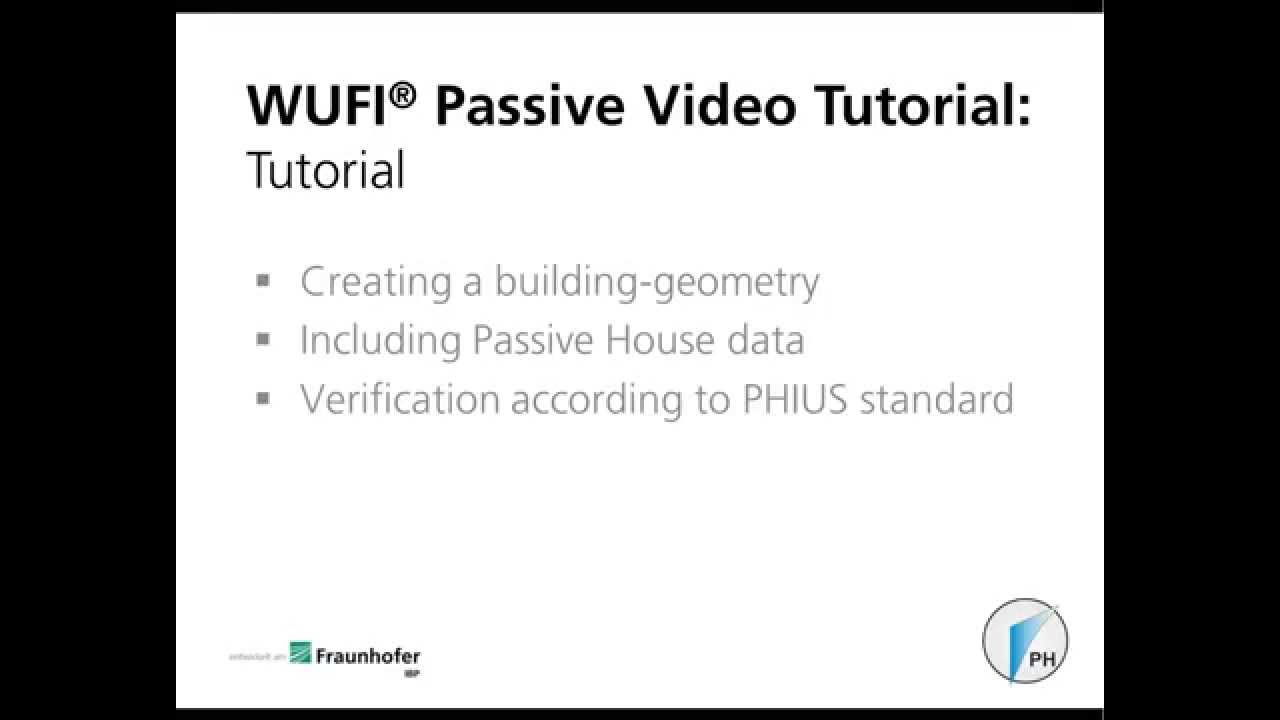 WUFI® Passive Demo Movie