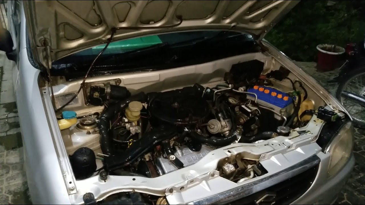 Engine Room cleaning & detailing of Suzuki Alto first generation by very simple way