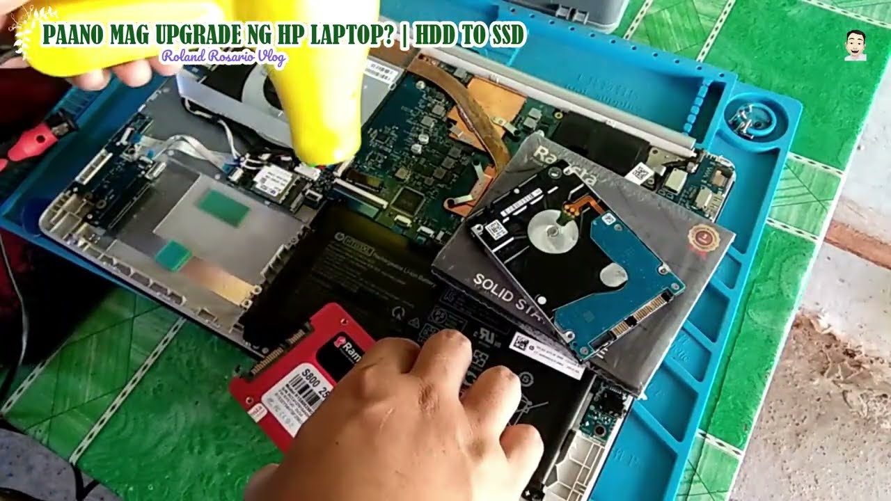 PAANO MAG UPGRADE NG HP LAPTOP? | HDD TO SSD