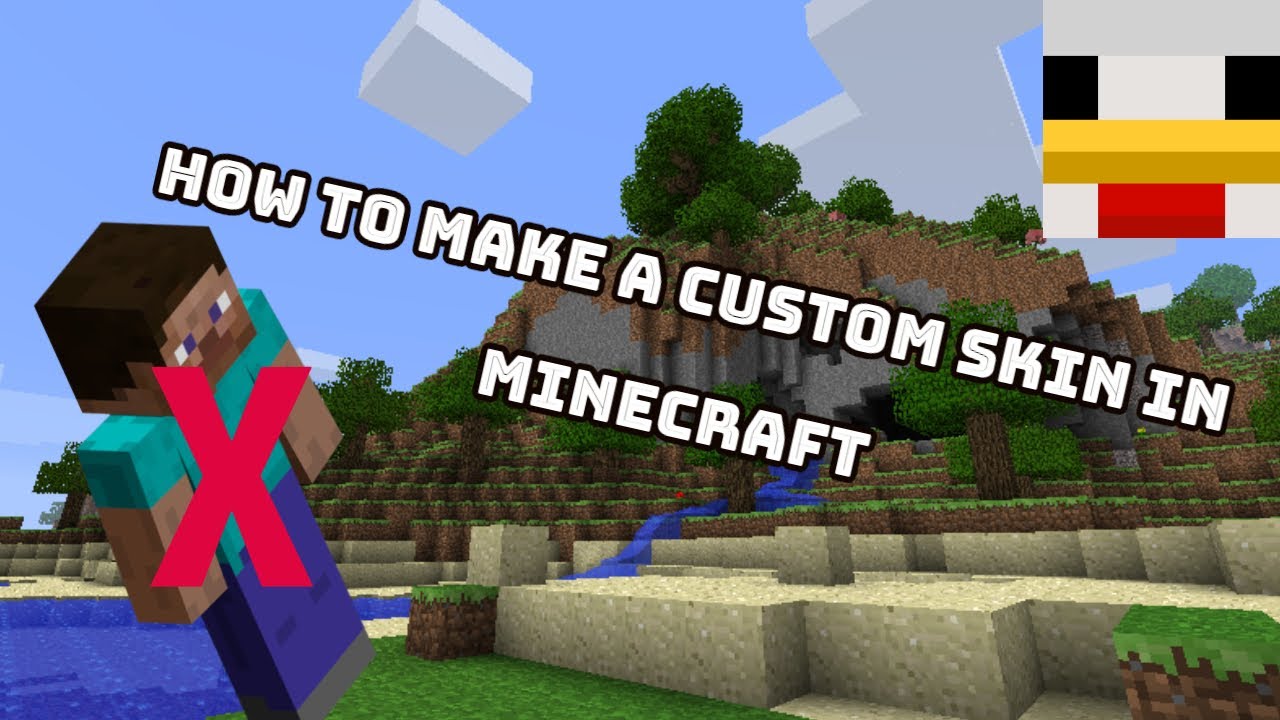 How to Make a custom skin for Minecraft Java!