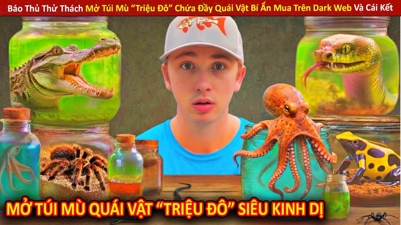 Báo Thủ Thử Thách Mở Túi Mù “Triệu Đô” Chứa Đầy Quái Vật Bí Ẩn Mua Trên Dark Web Và Cái Kết