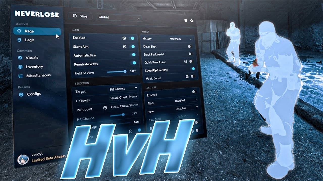 😱ЗАШЕЛ В НАПАРНИКИ С ЧИТАМИ | ХВХ С NEVERLOSE #neverlosehvhhighlights #читыкс2 #cs2hack