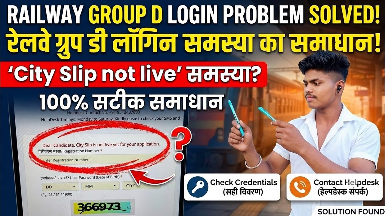 Dear Candidate, City Slip is not live yet for your application || Complete solution by Surya Pratap