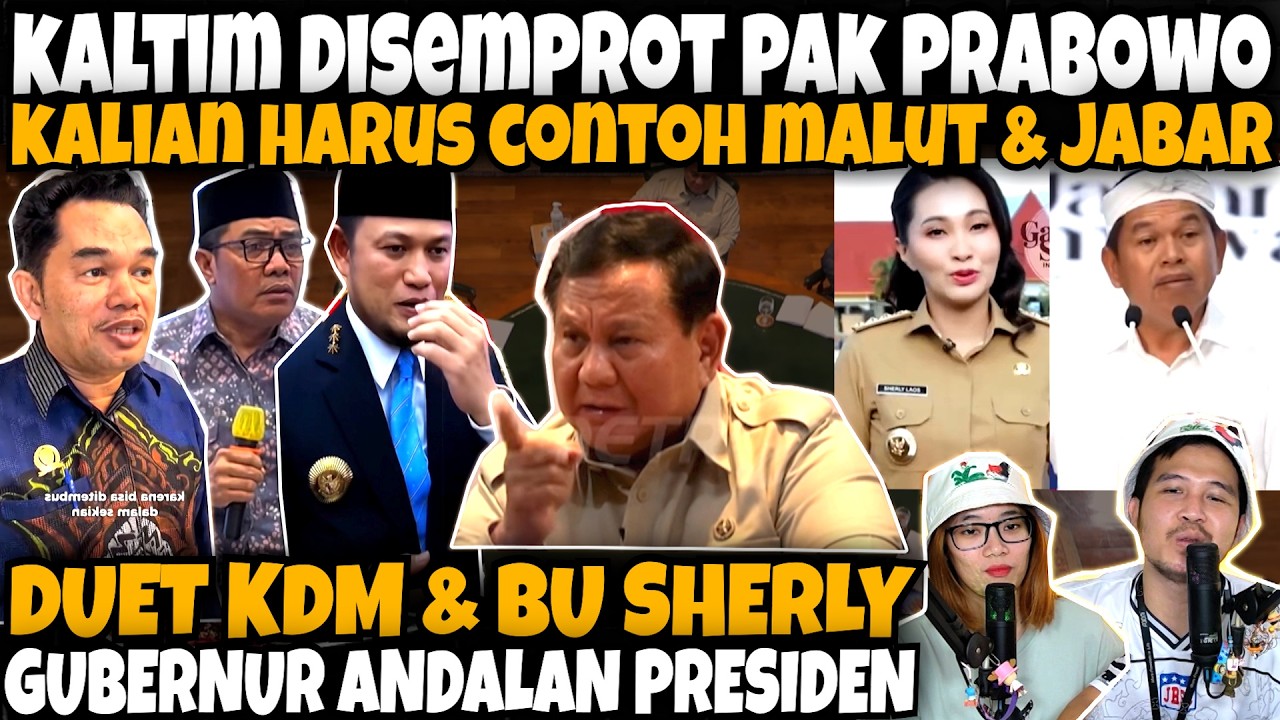 KALTIM DISEMPROT PAK PRABOWO‼️KALIAN HARUS CONTOH JABAR & MALUT‼️KDM & BU SHERLY MAKIN MENYALA‼️