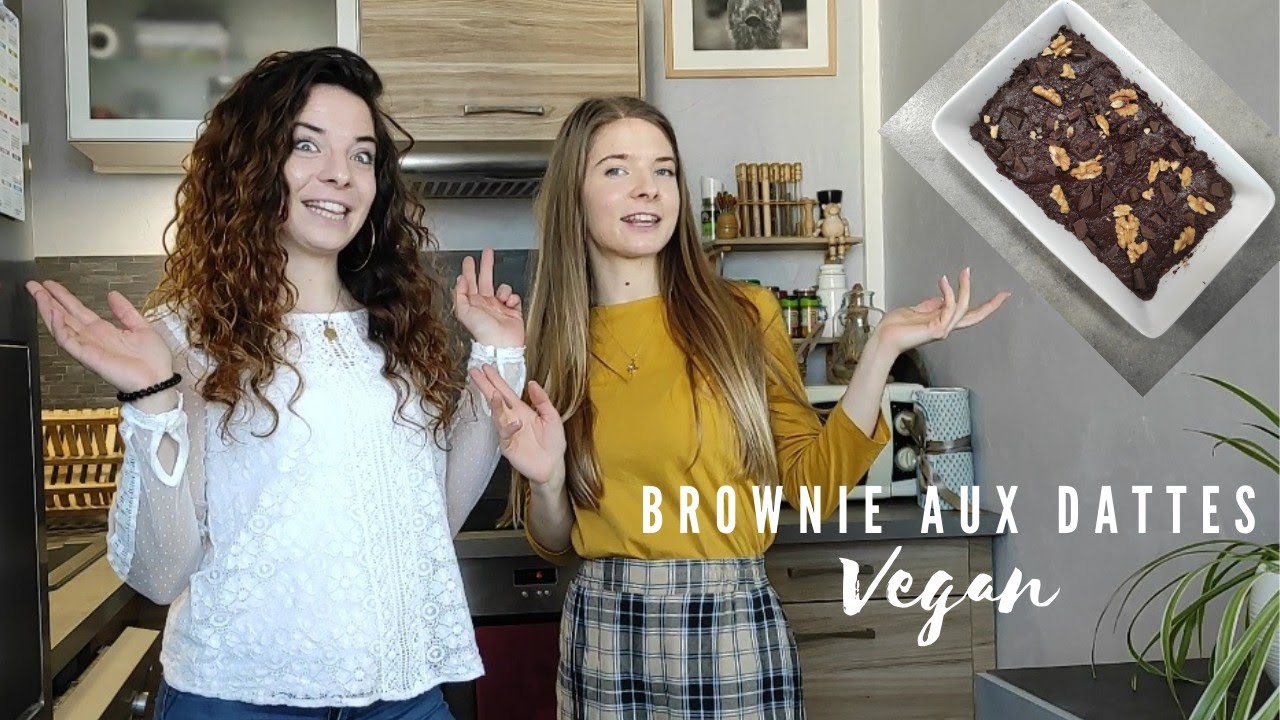 Brownie aux dattes sain et vegan
