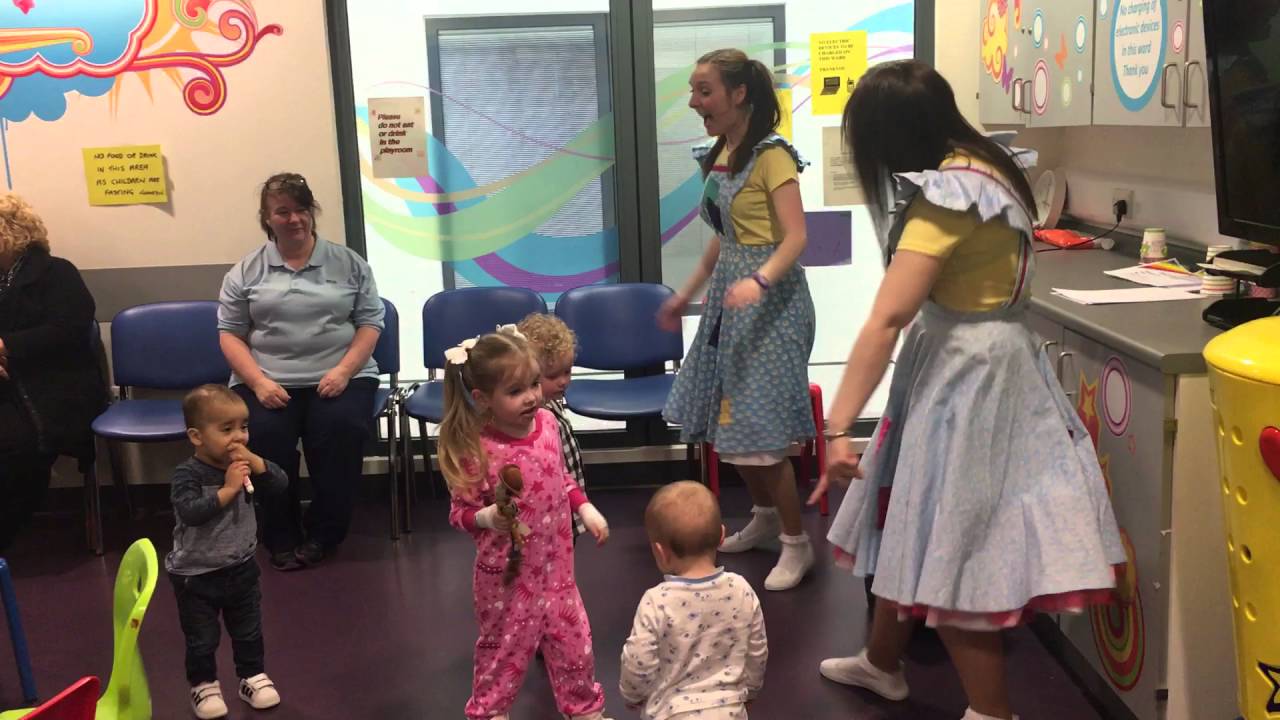 Happy Dancing at Glasgow Children's Hospital Charity