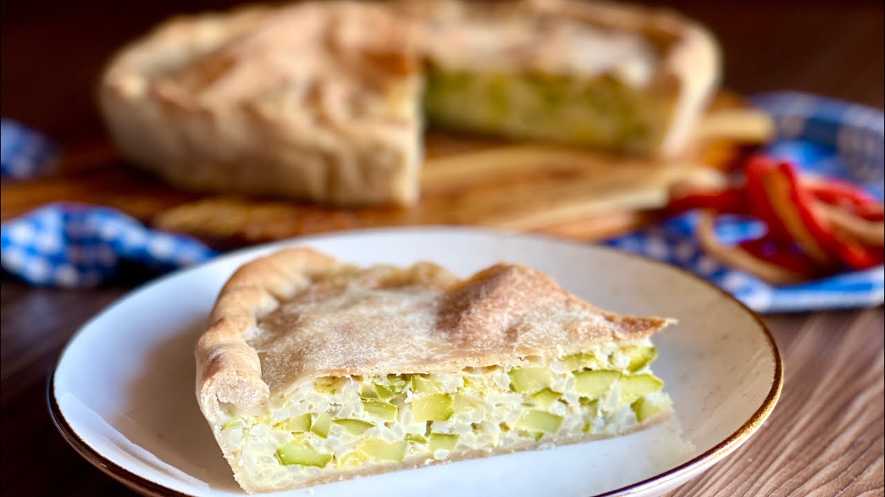 Torta ligure con riso e zucchine: ricetta tradizionale con pasta matta