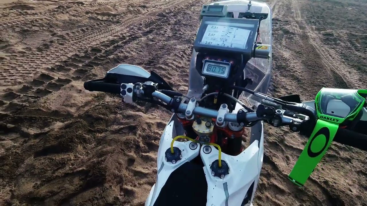 First time ever legendary KTM Rally Replica 450  testing in sand