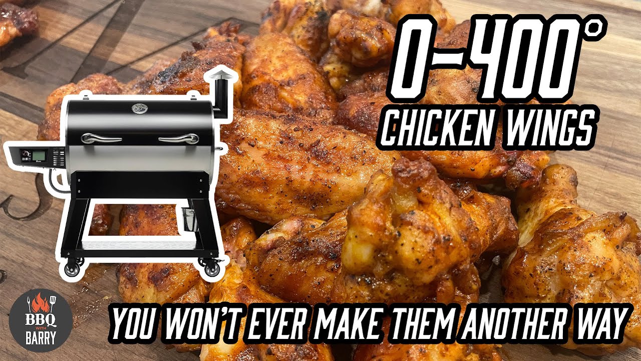 0-400° Method for Chicken Wings on a Pellet Grill