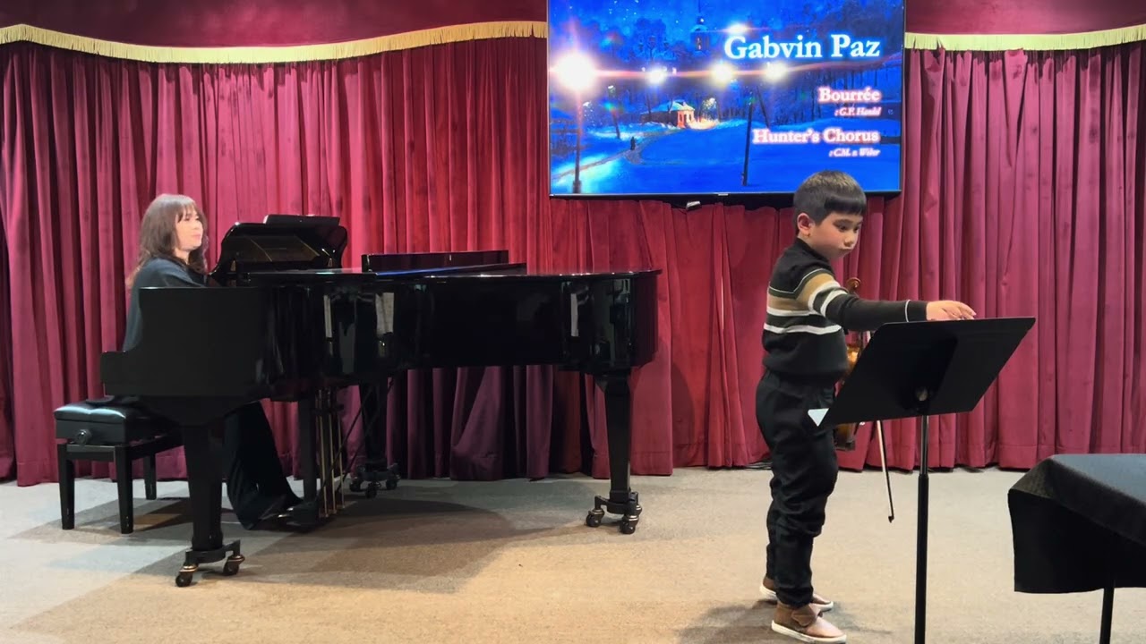 Gabvin Paz | Bourree | Hunter&rsquo;s Chorus | Violin Lessons