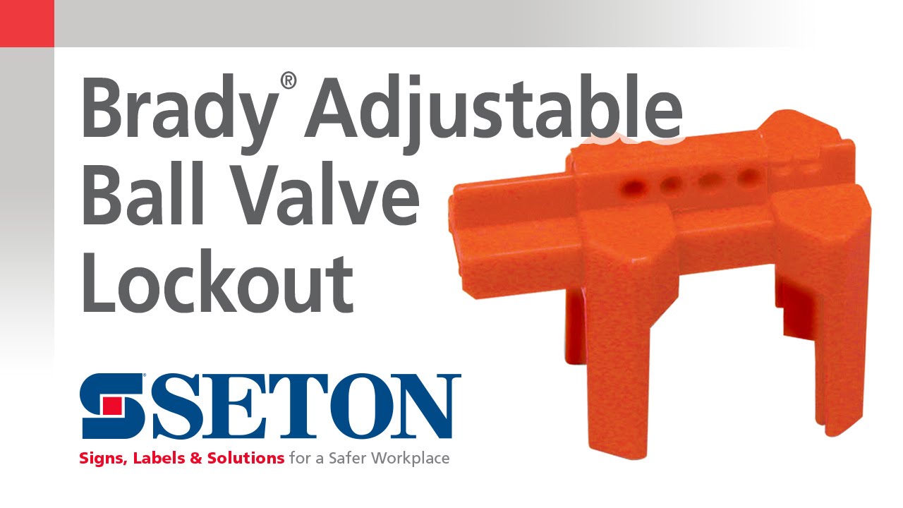 How to Install A Brady&reg; Adjustable Ball Valve Lockout Device | Seton Video