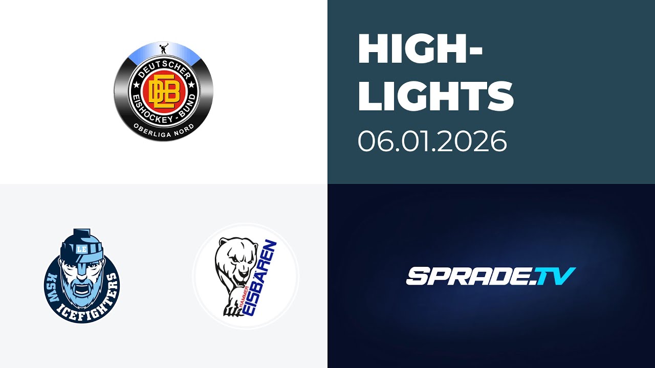 06.01.2026 - Highlights - KSW IceFighters Leipzig vs. Hammer Eisbären